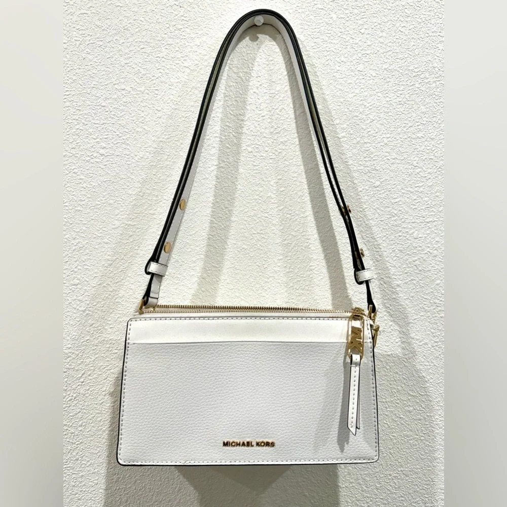 Michael Kors Empire Large Leather Convertible Crossbody Bag NWT